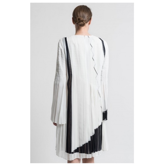 Akris Dresses Akris Pleated Keyhole Dress Poshmark